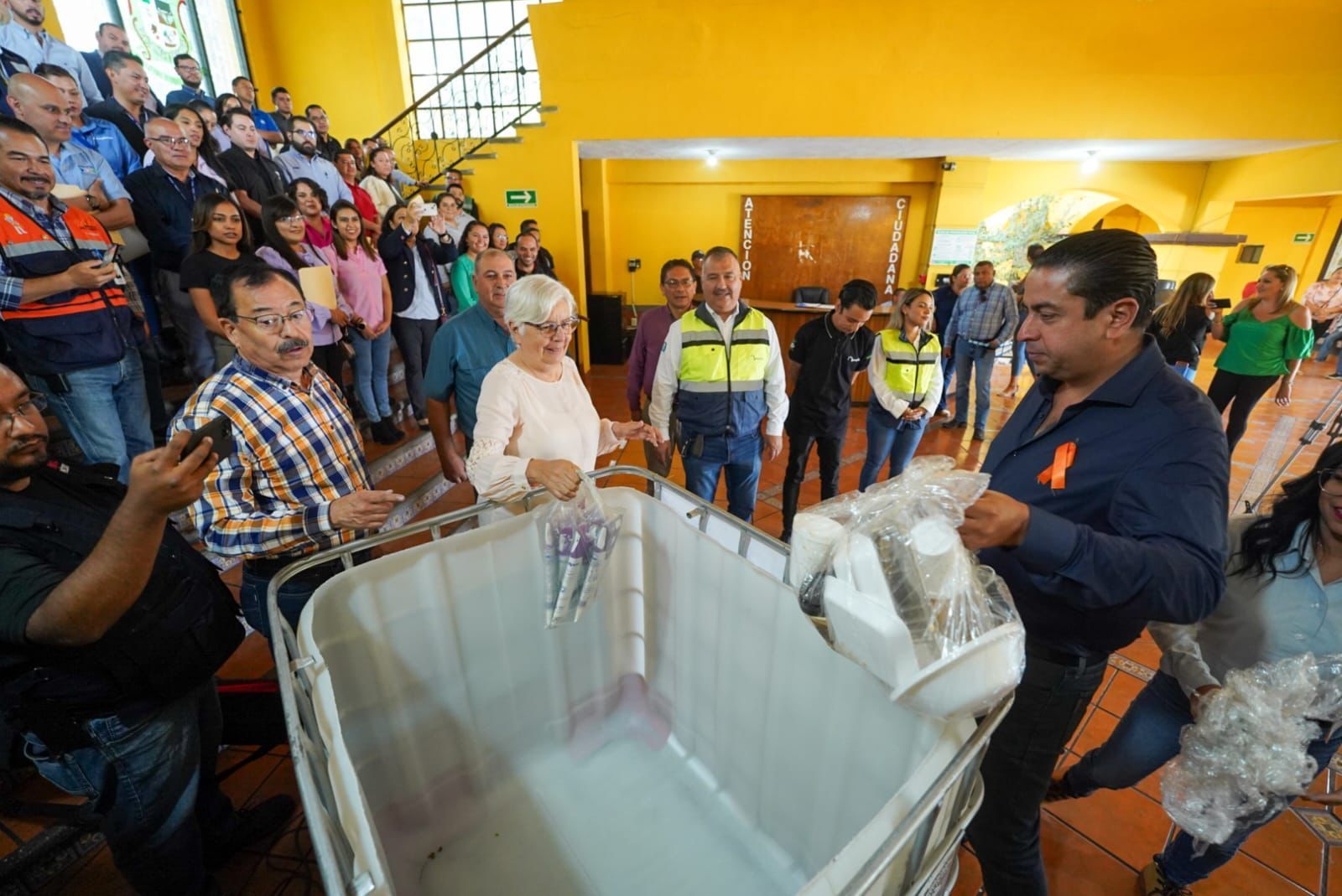 Promueve Chema cultura del reciclaje