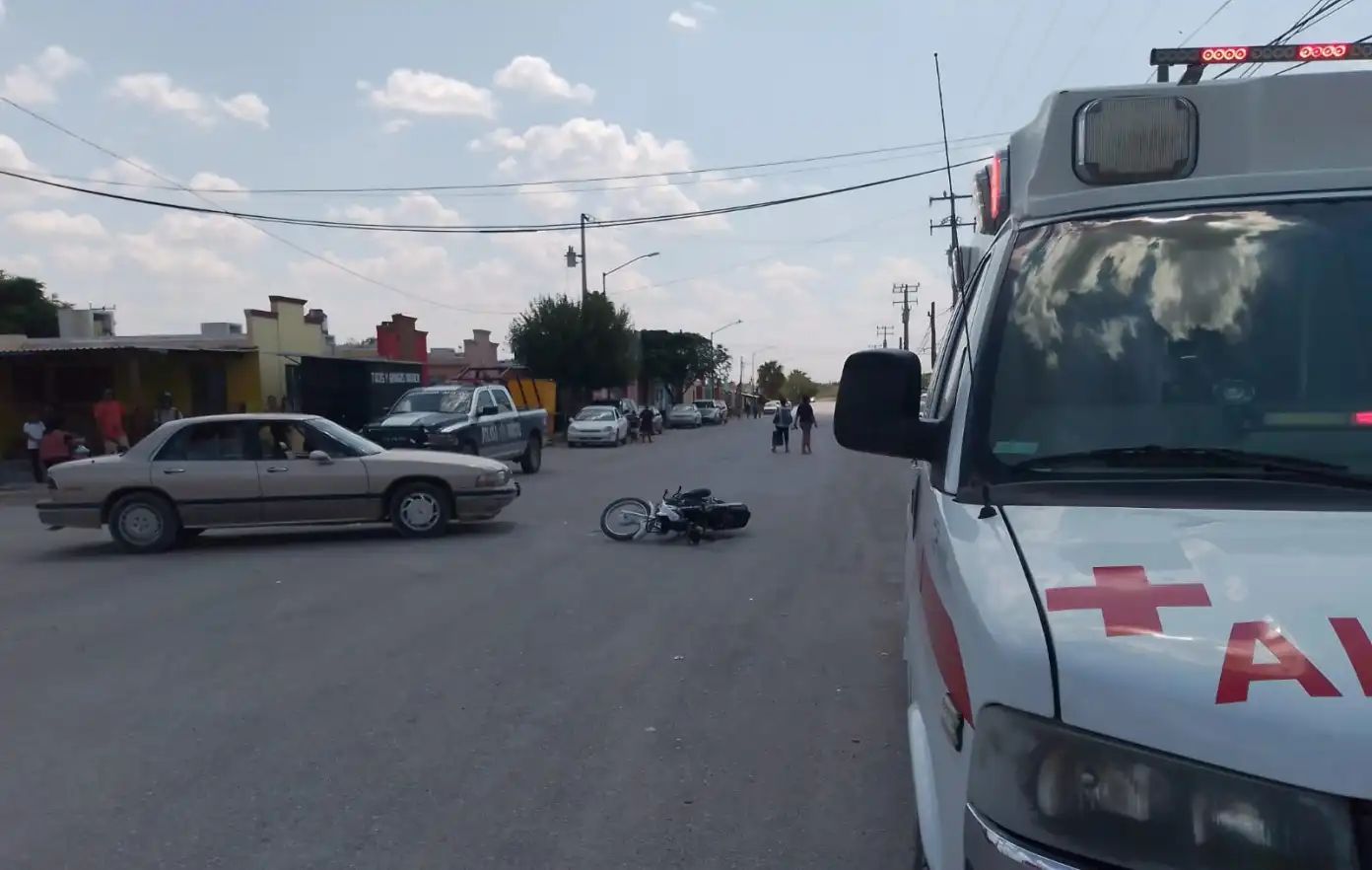 Arrollan a motociclista