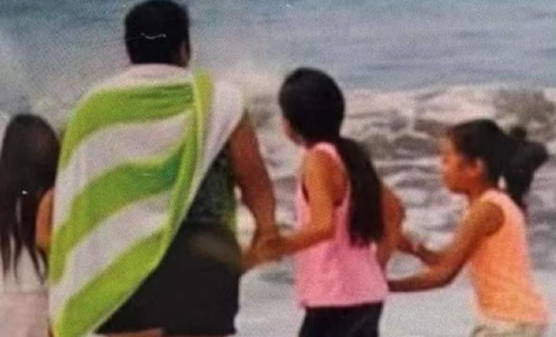 Su padre las llevó a conocer el mar y una ola se las arrebató