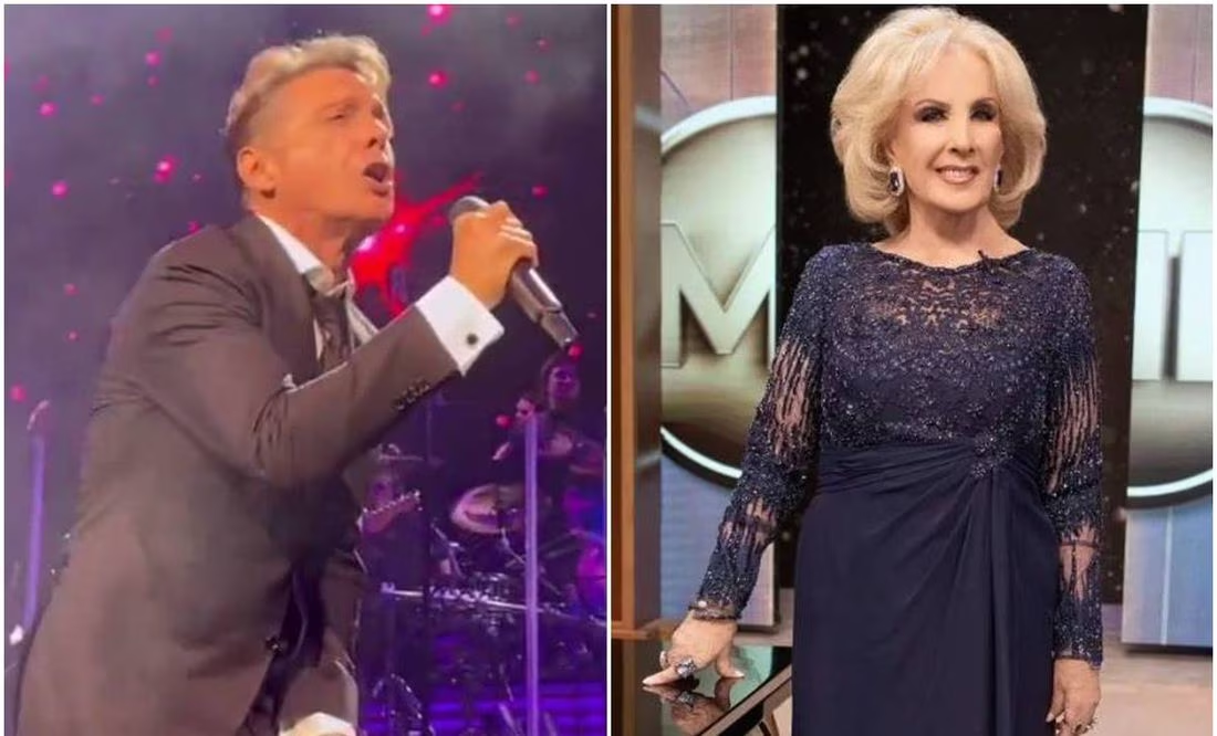 Luis Miguel detiene su concierto para bajar del escenario y besar a esta conductora argentina