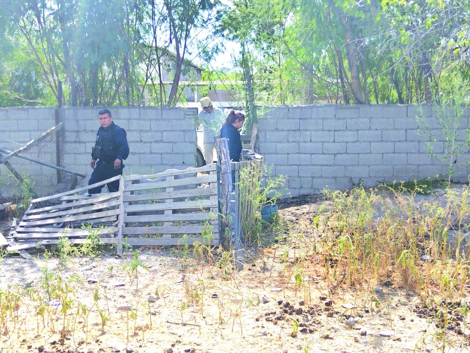 Impide la Policía robo de terreno