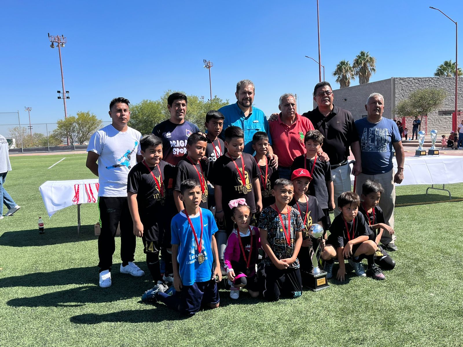 Premian lo mejor del fútbol infantil 