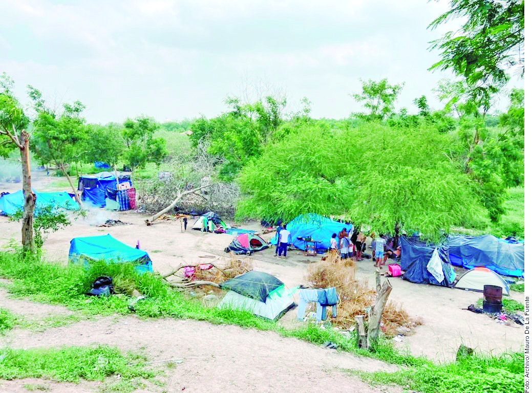 Atestan migrantes la frontera norte