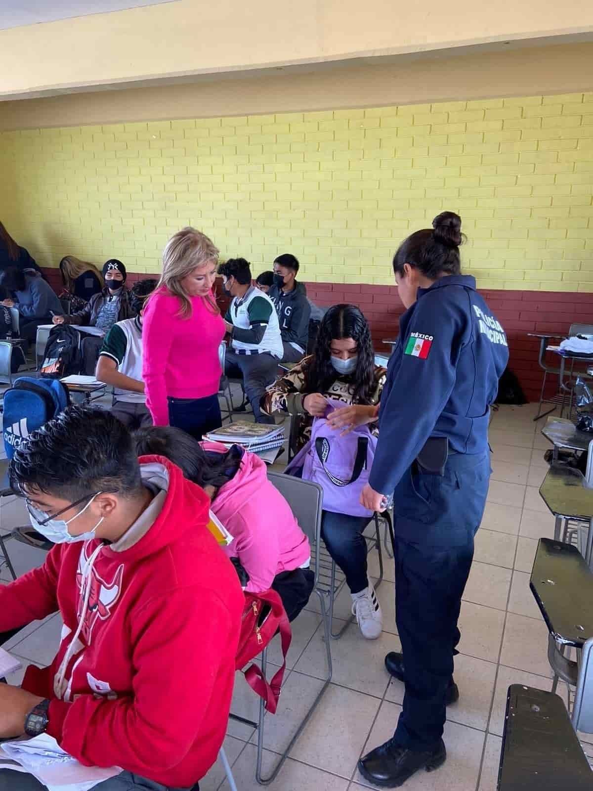 Previene Monclova delitos en escuelas