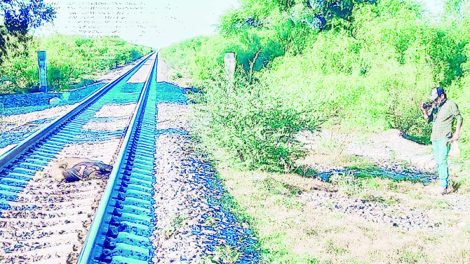 Destroza tren a hombre en Nava