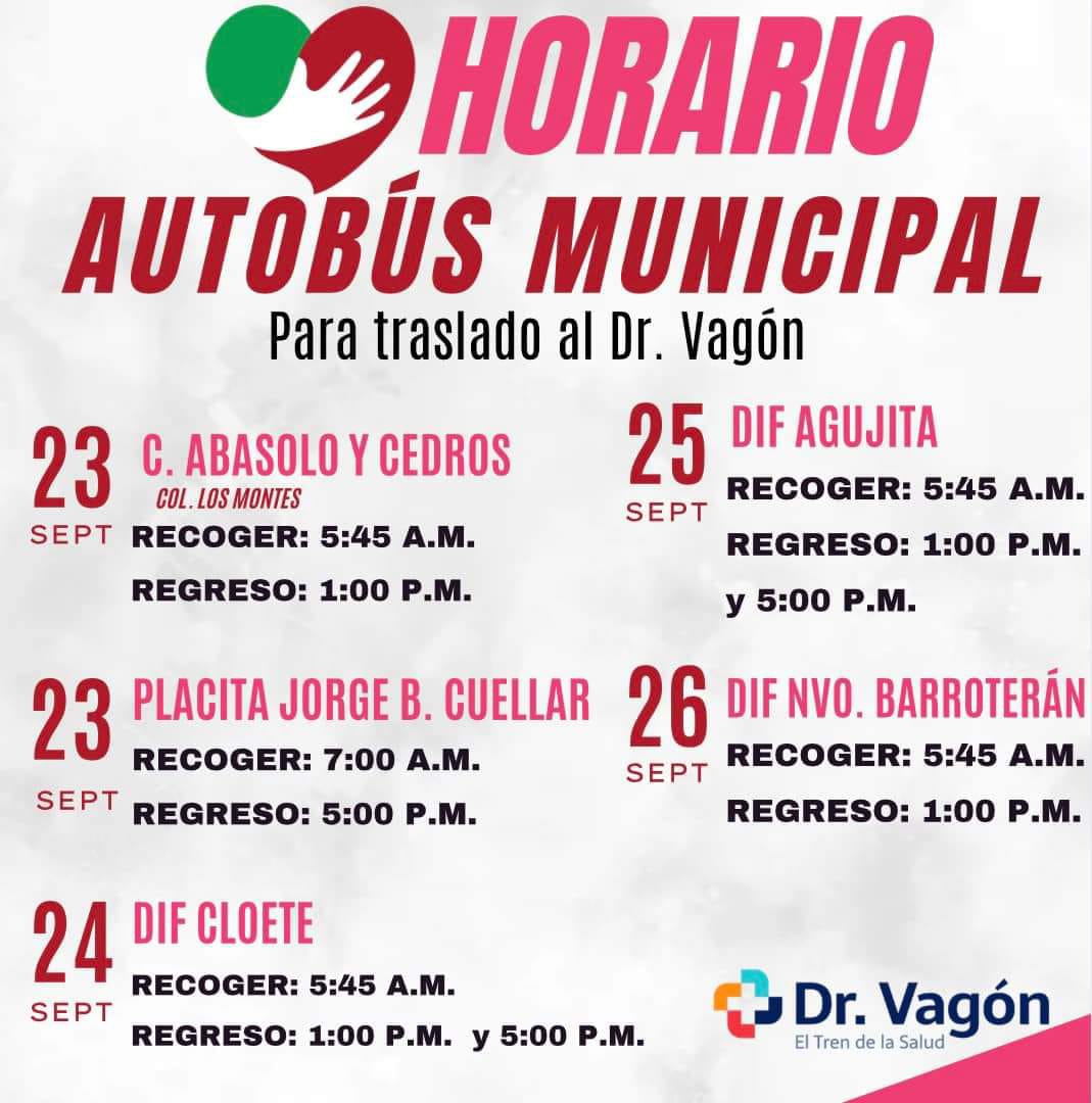 Arranca hoy Doctor Vagón en Sabinas