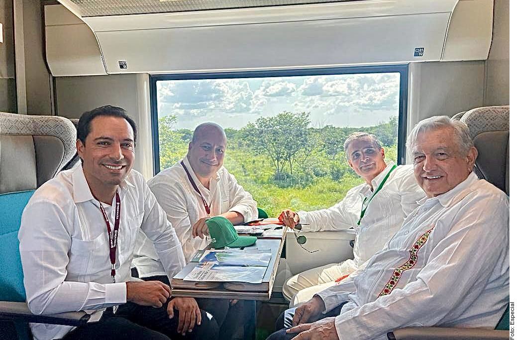 Y estrena el Tren Maya