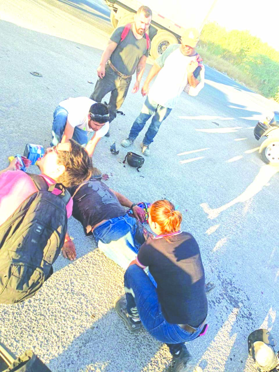 Sigue prófuga, quien arrolló a motociclista