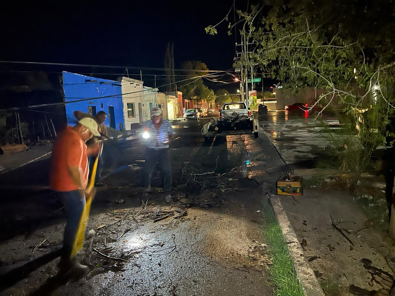 Reparan en SB daños por tromba
