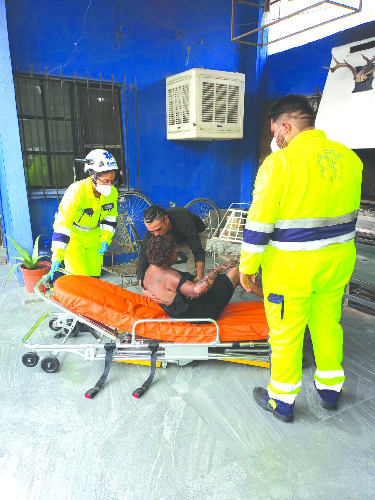 Sufre mujer quemaduras de 3 grado; tras incendio