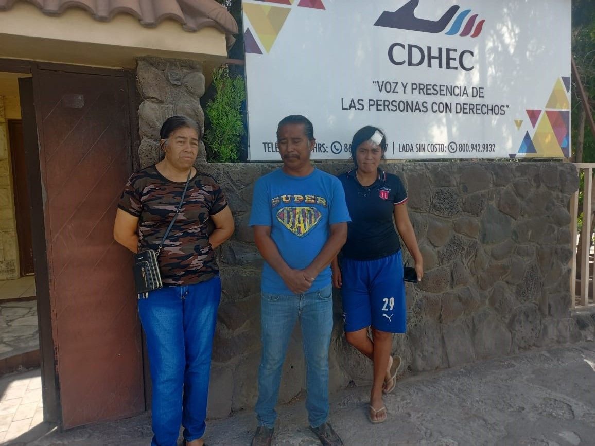 Denuncia familia a policías ante la CDH
