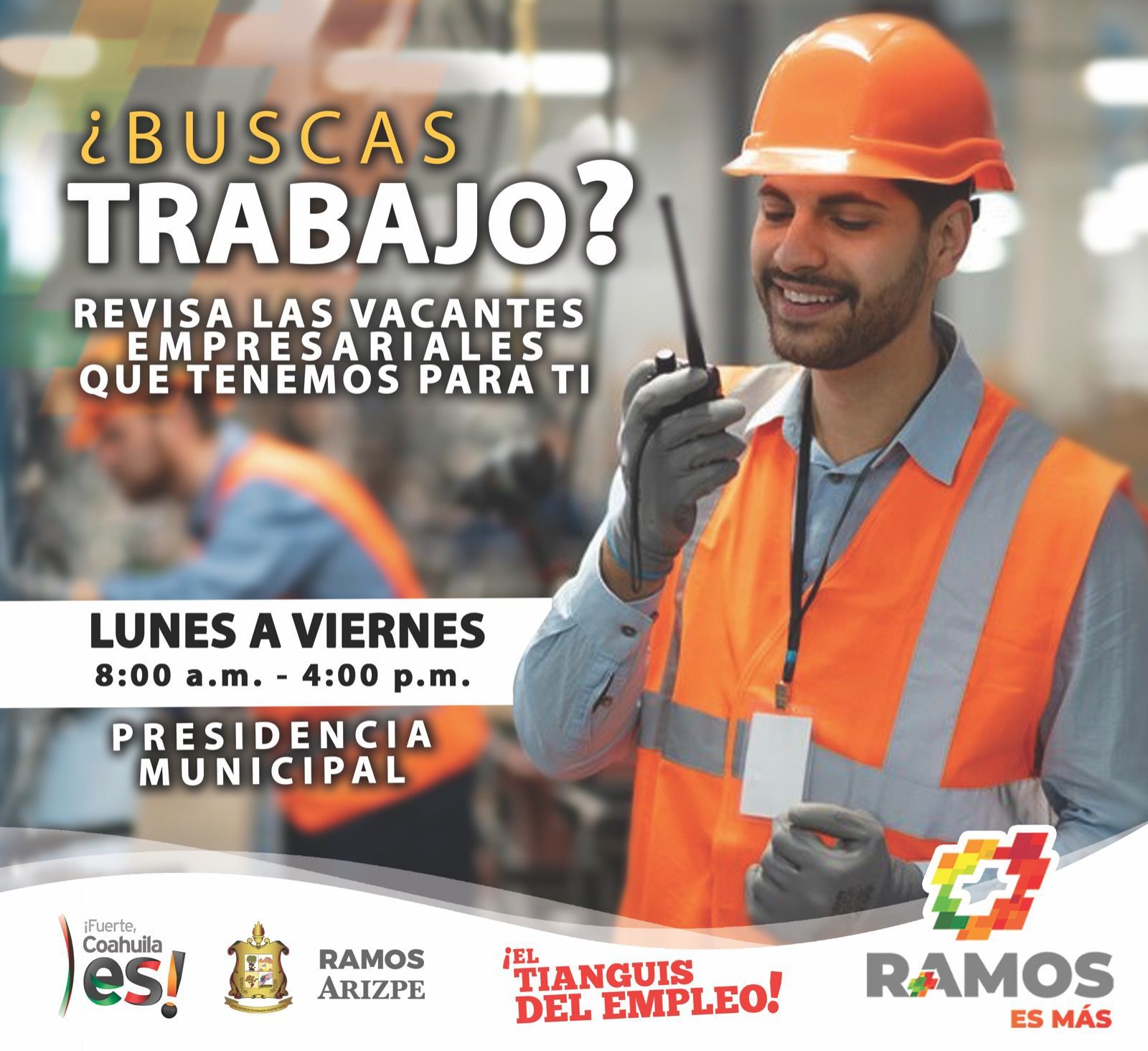 ABIERTAS CONTRATACIONES PARA “EMPLEO TEMPORAL” EN RAMOS ARIZPE