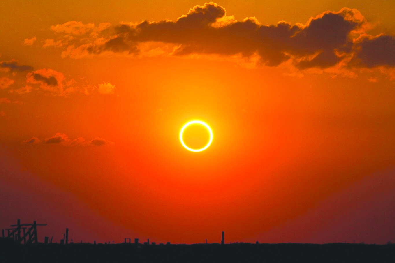 Cielo nublado complicará observar el eclipse anular