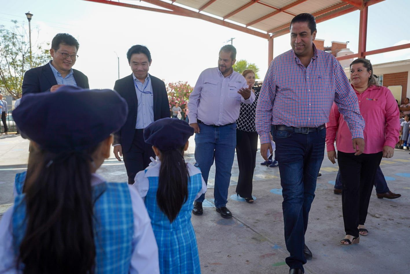 GOBIERNO MUNICIPAL Y POSCO INTERNATIONAL LLEVAN APOYOS AL JARDÍN DE NIÑOS “MIGUEL HIDALGO”