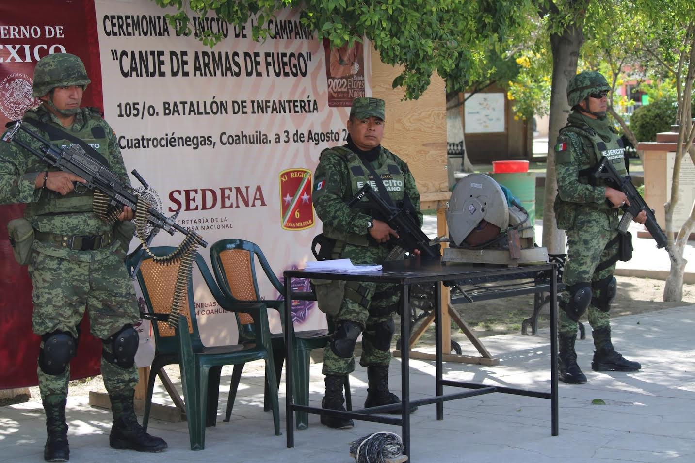 Se reúne Alcalde de 4C con 105 Batallón