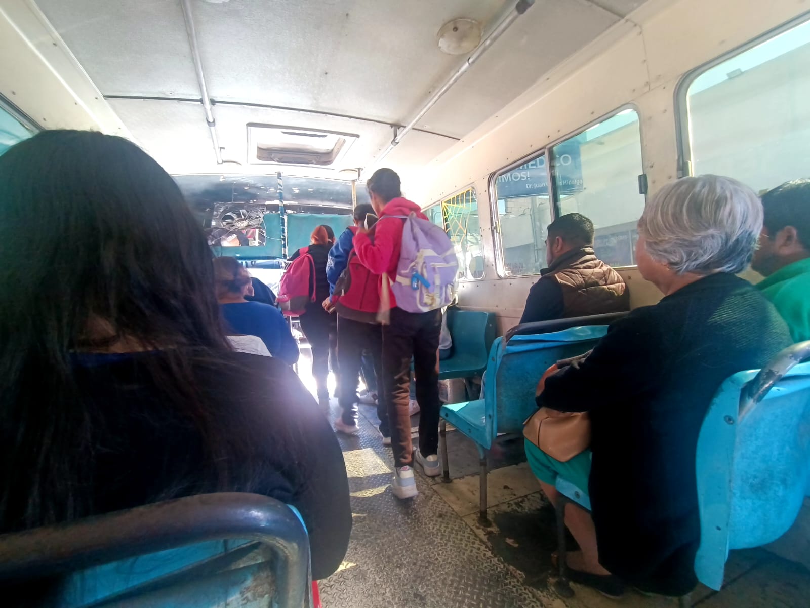 Tardado y avejentado transporte en las rutas