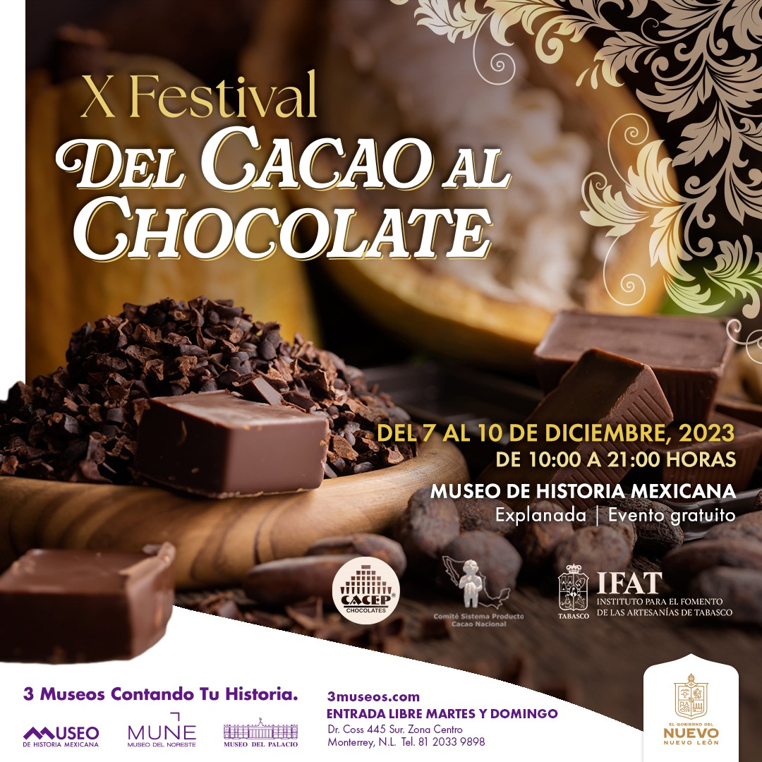 Invita Museo de Historia Mexicana  en Nuevo León a conocer  la historia del cacao