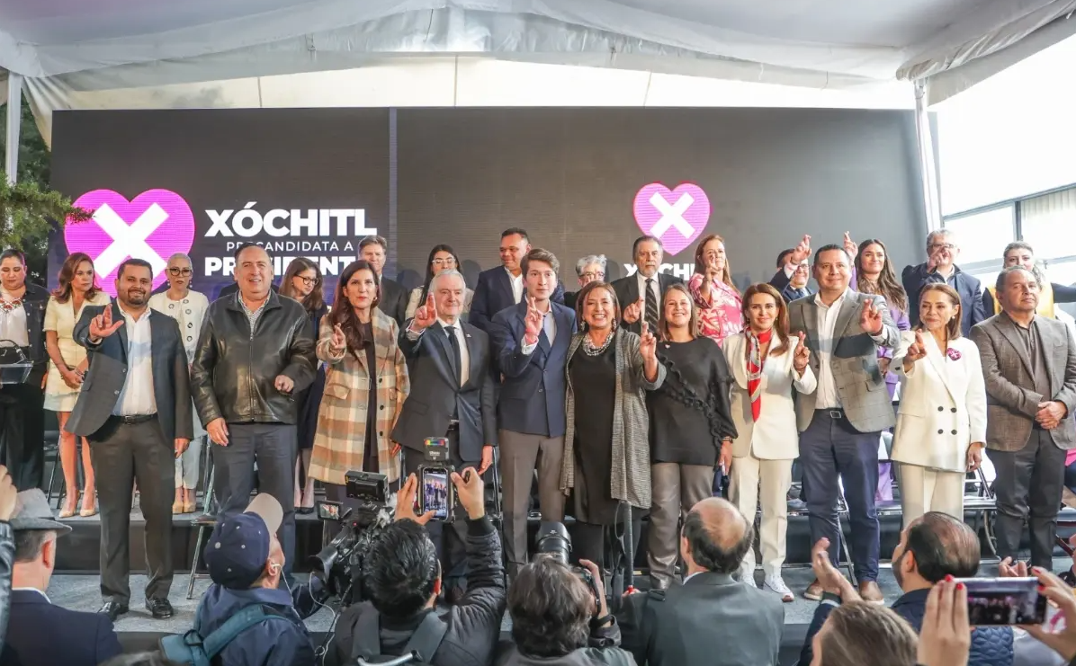 Margarita Zavala, Rubén Moreira y Josefina Vázquez Mota, entre el equipo de precampaña de Xóchitl Gálvez