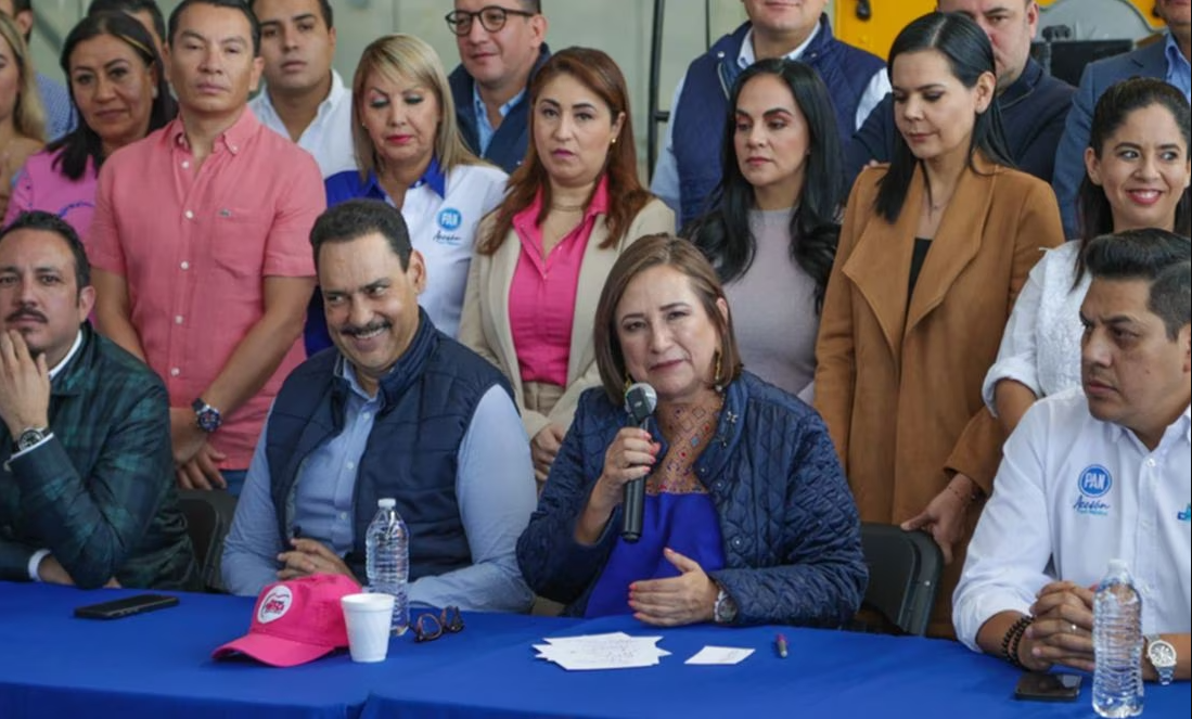Xóchitl Gálvez, precandidata presidencial del Frente Va por México, responsabilizó al presidente López Obrador de lo que ocurrió en Texcaltitlán, Estado de México.
