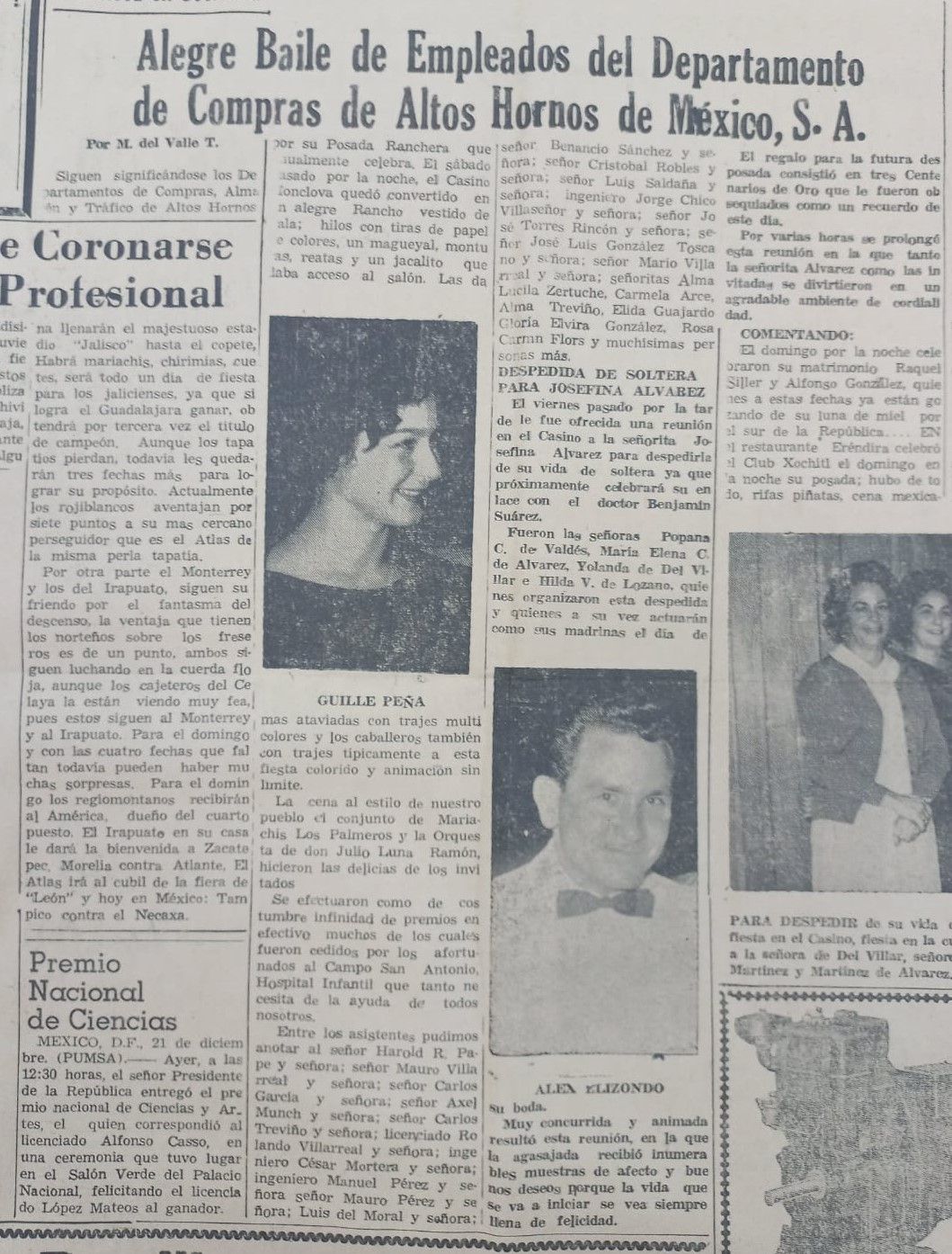 Así se vivían en Monclova las fiestas en los años 60´s