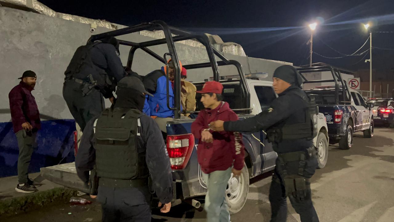 Detienen a 6 en operativo barrido