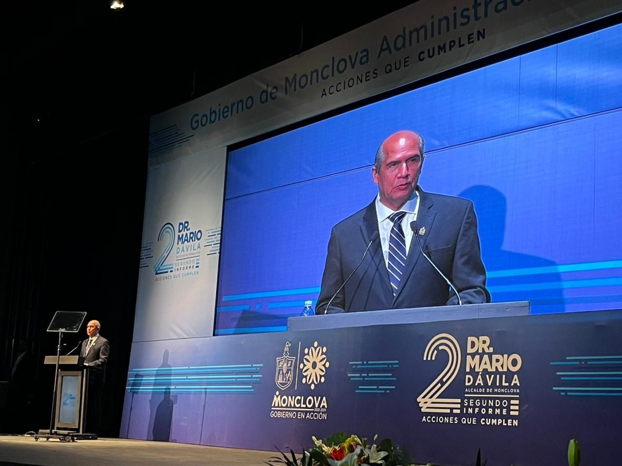 Rinde Mario Dávila, su Segundo Informe