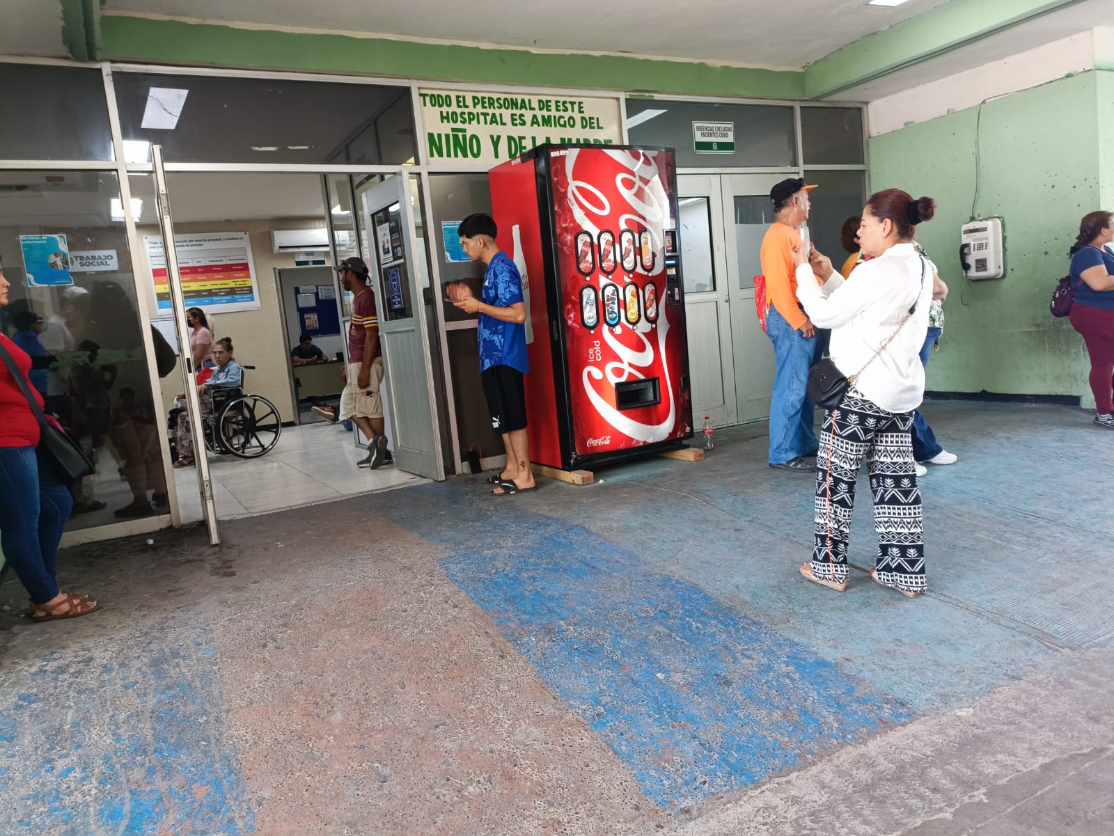 Abarrotan camas de Clínica 7 por tamales