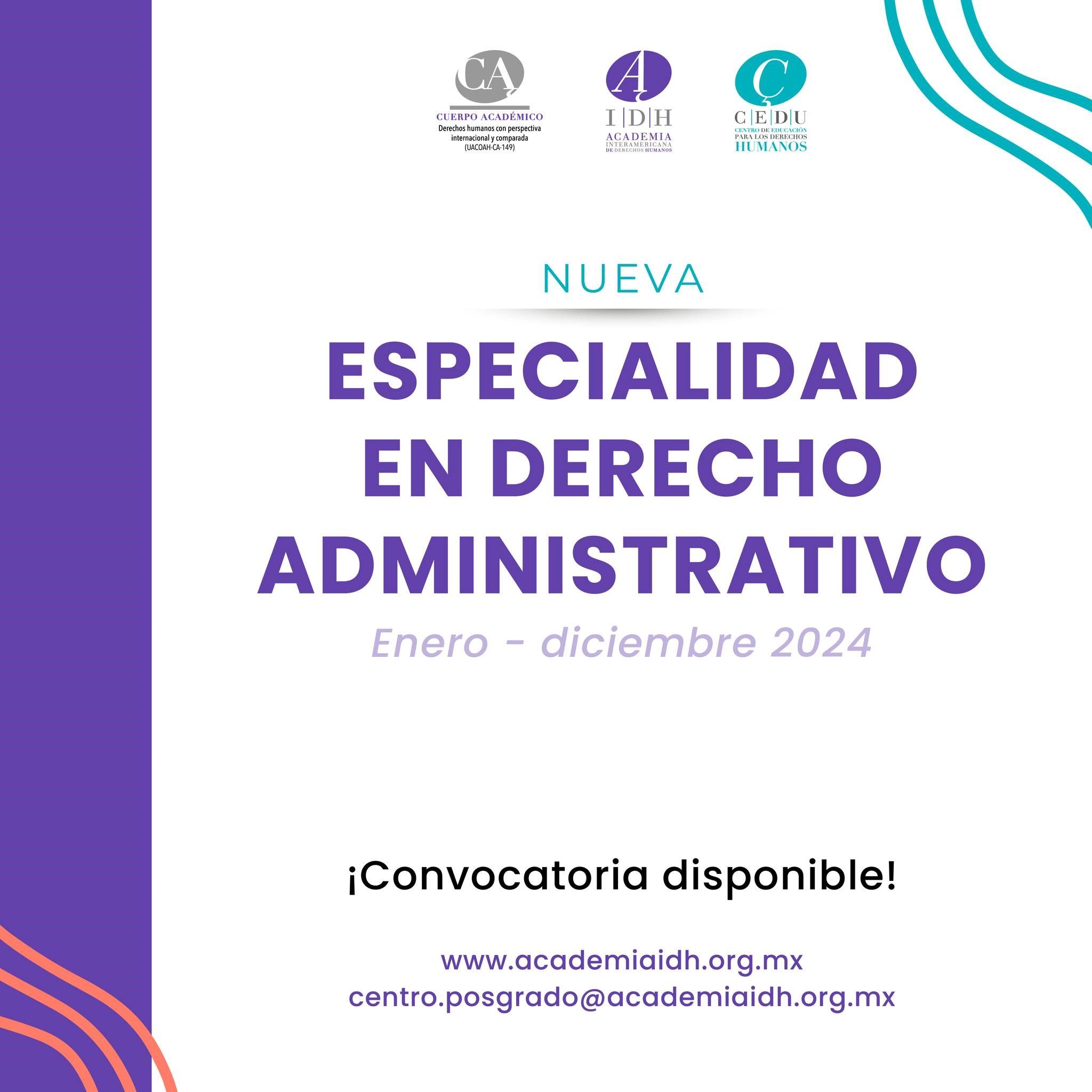 Invita UAdeC a posgrado en derecho administrativo
