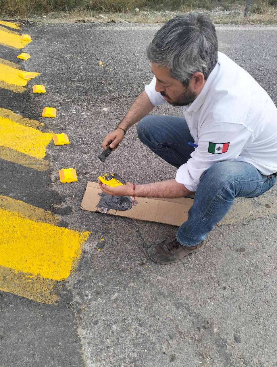 Instala Vialidad de SB señalamientos en ejidos