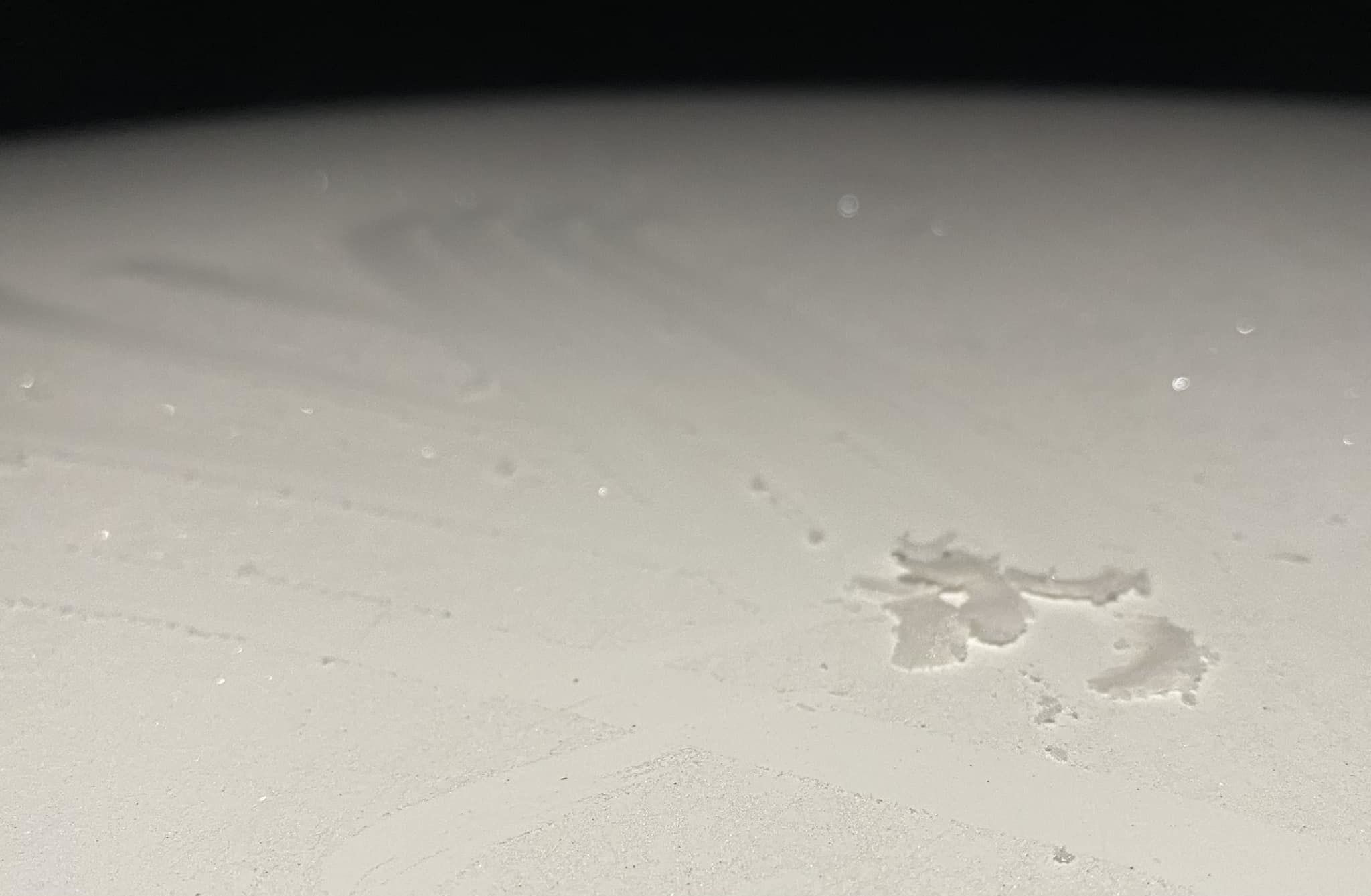 Ligeras capas de hielo provoca el frente frío
