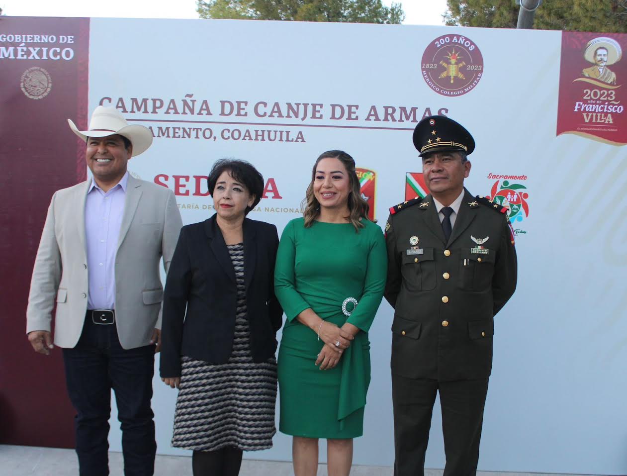 Presente 4Ciénegas en el arranque Canje de Armas
