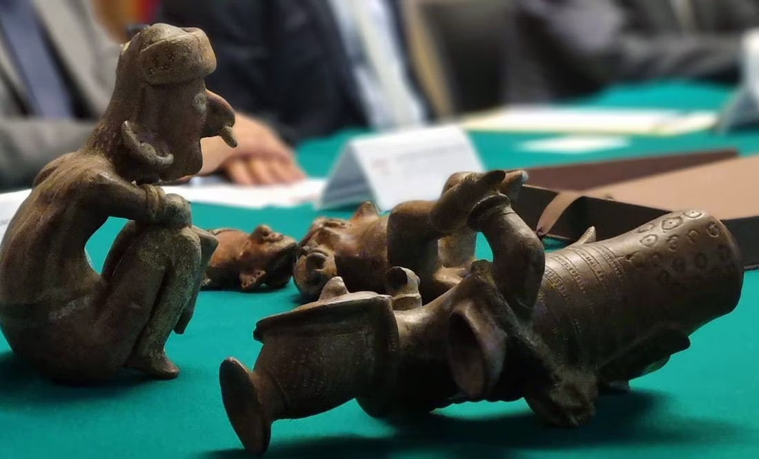 España devuelve a México piezas arqueológicas de su patrimonio cultural