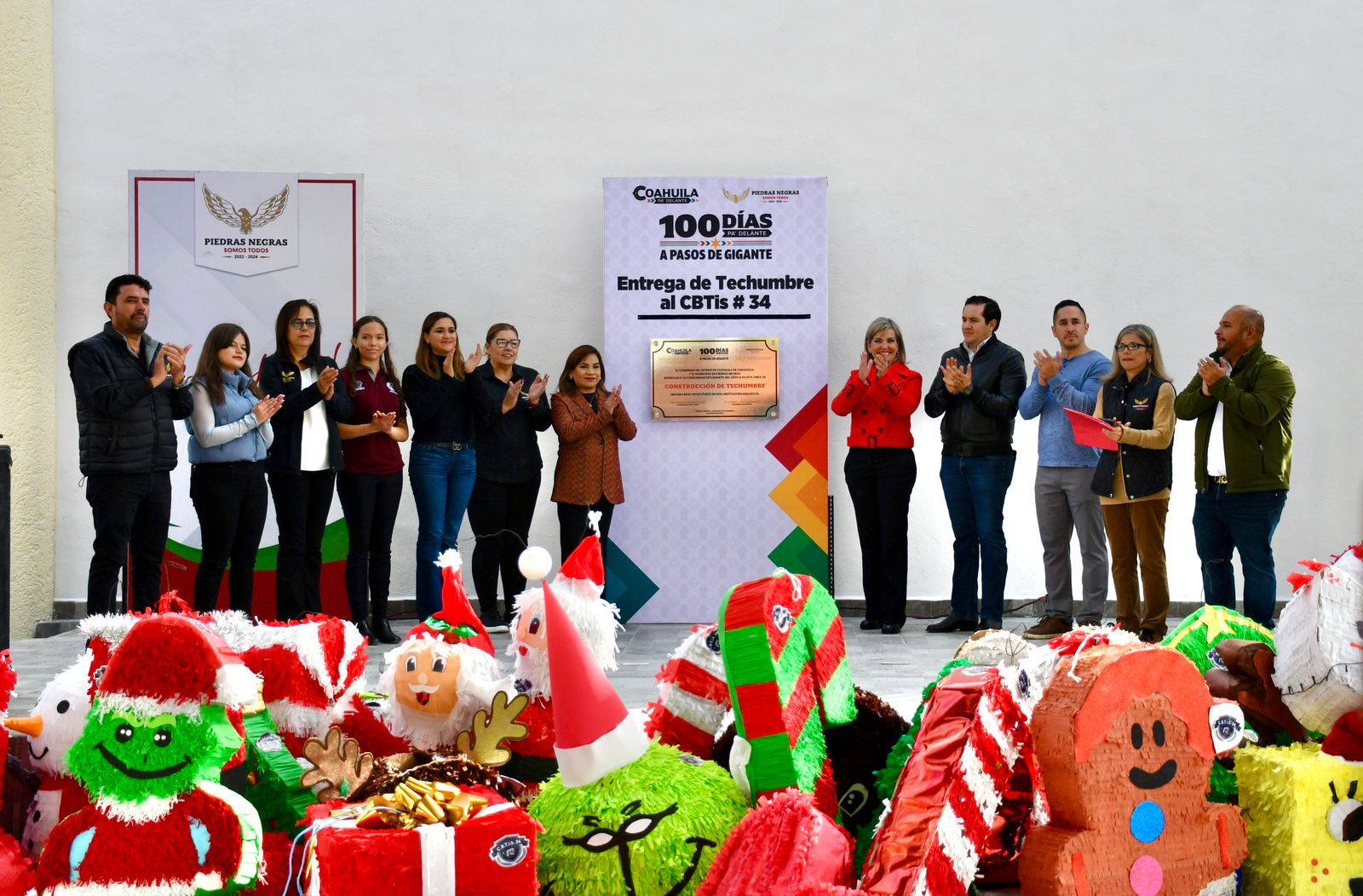 MEJORAN INFRAESTRUCTURA DEL CBTIS 34 CON TECHUMBRE