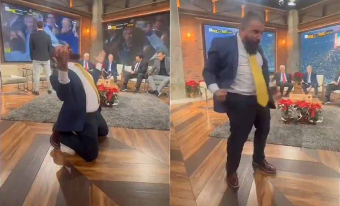 VIDEO: El eufórico festejo de Álvaro Morales en el foro de ESPN por el título del América