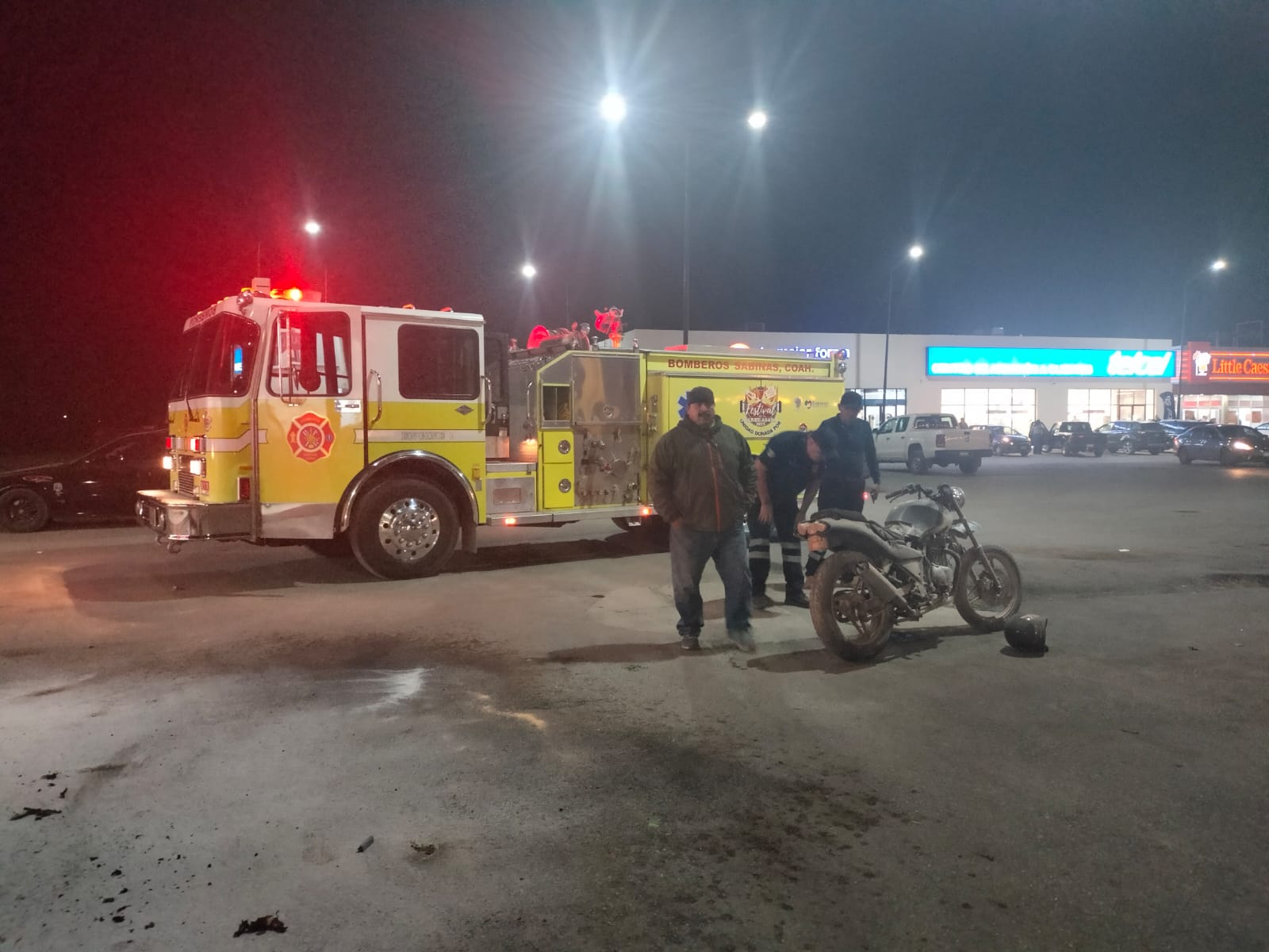 Consume fuego una motocicleta