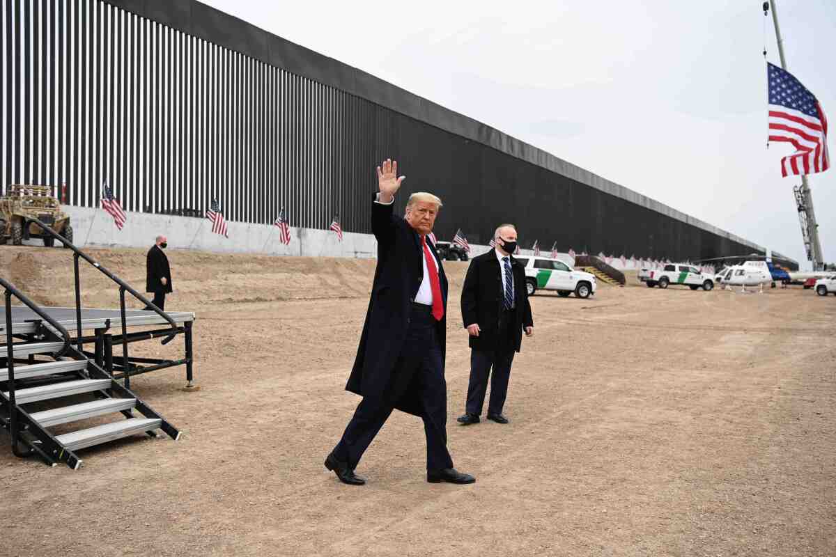 Trump se opone a plan de Biden para cerrar la frontera