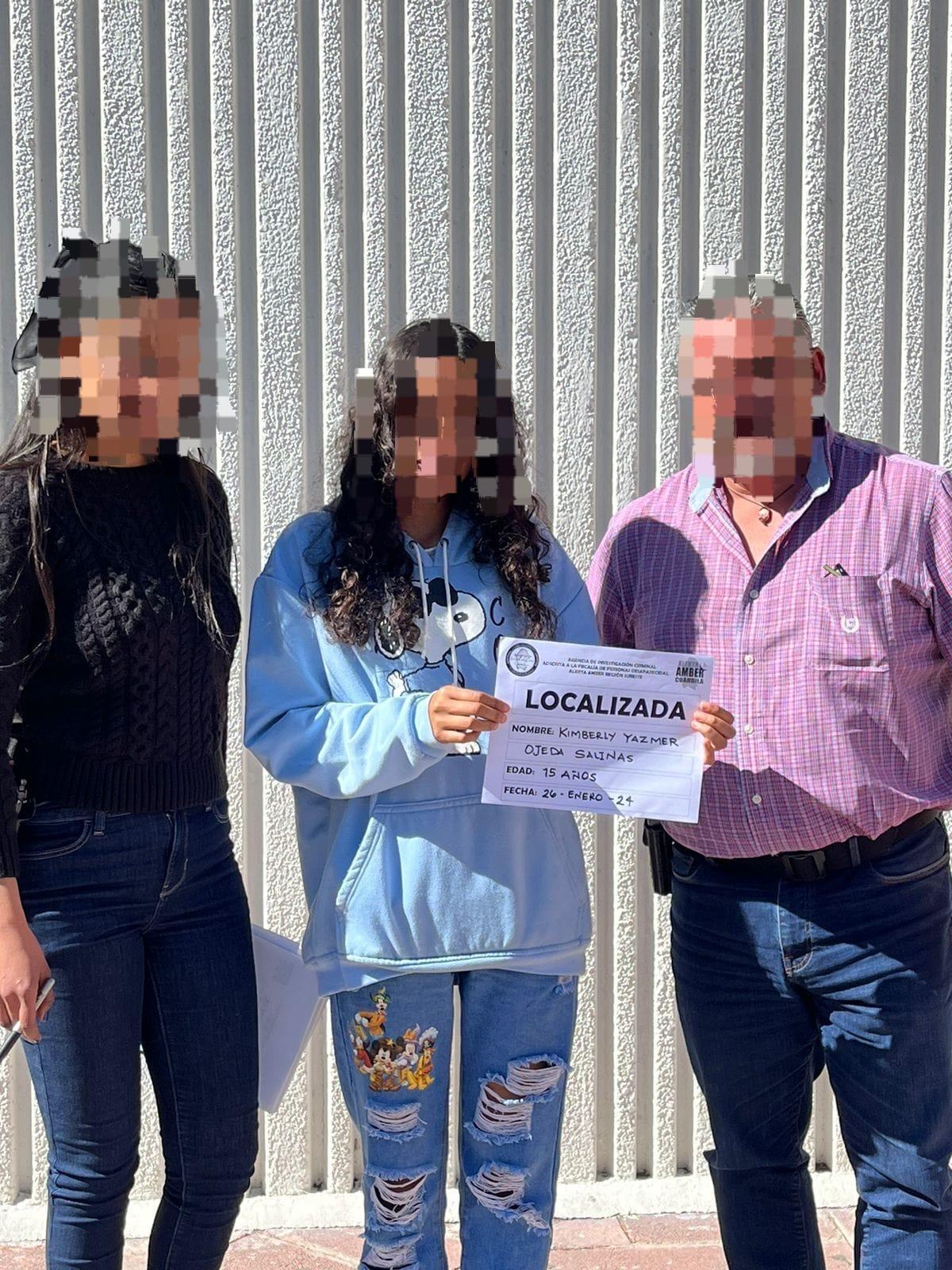 Encuentran con vida menor desaparecida