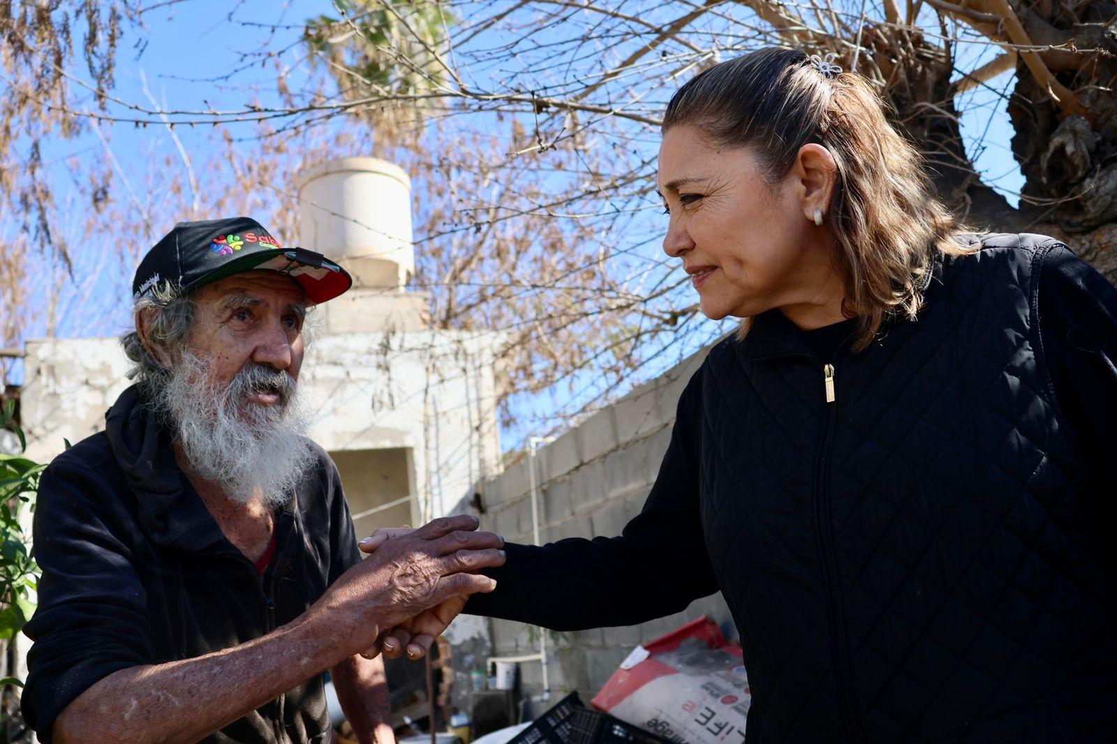 Solidaria Diana con personas vulnerables