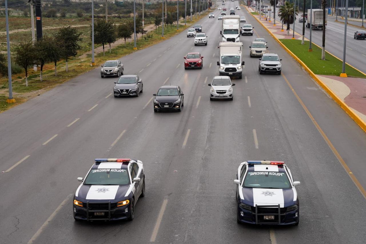 Amplifica presencia policial por condiciones climatológicas