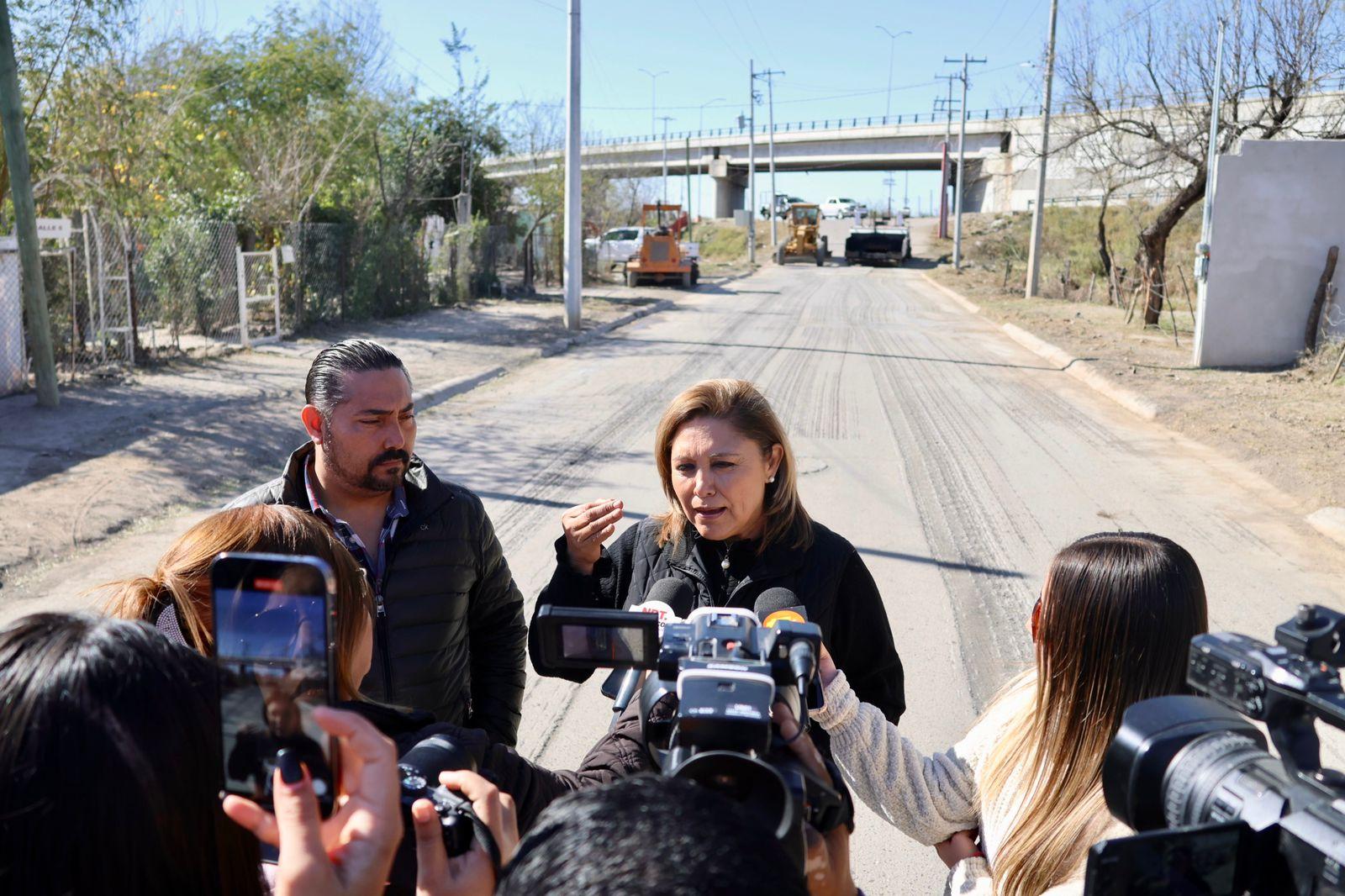 Avanzan trabajos de recarpeteo en Sabinas
