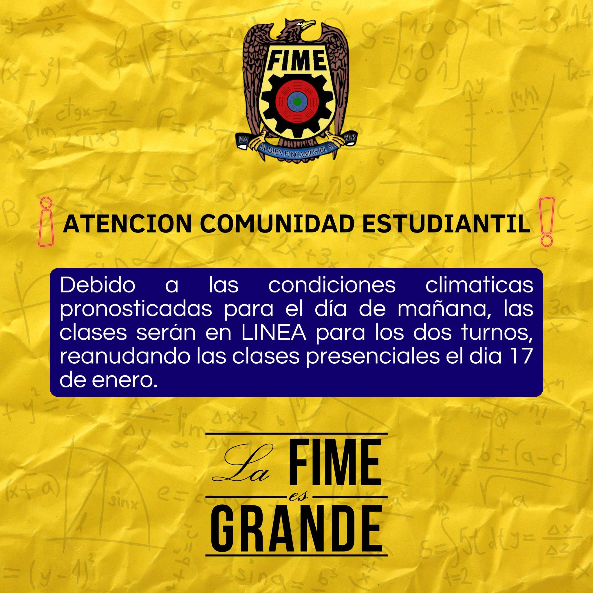 Suspenden clases UA de C por frío