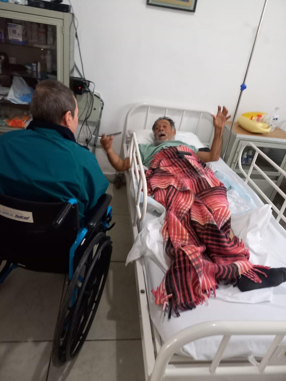 Rescata DIF Ciénegas a abuelito en abandono
