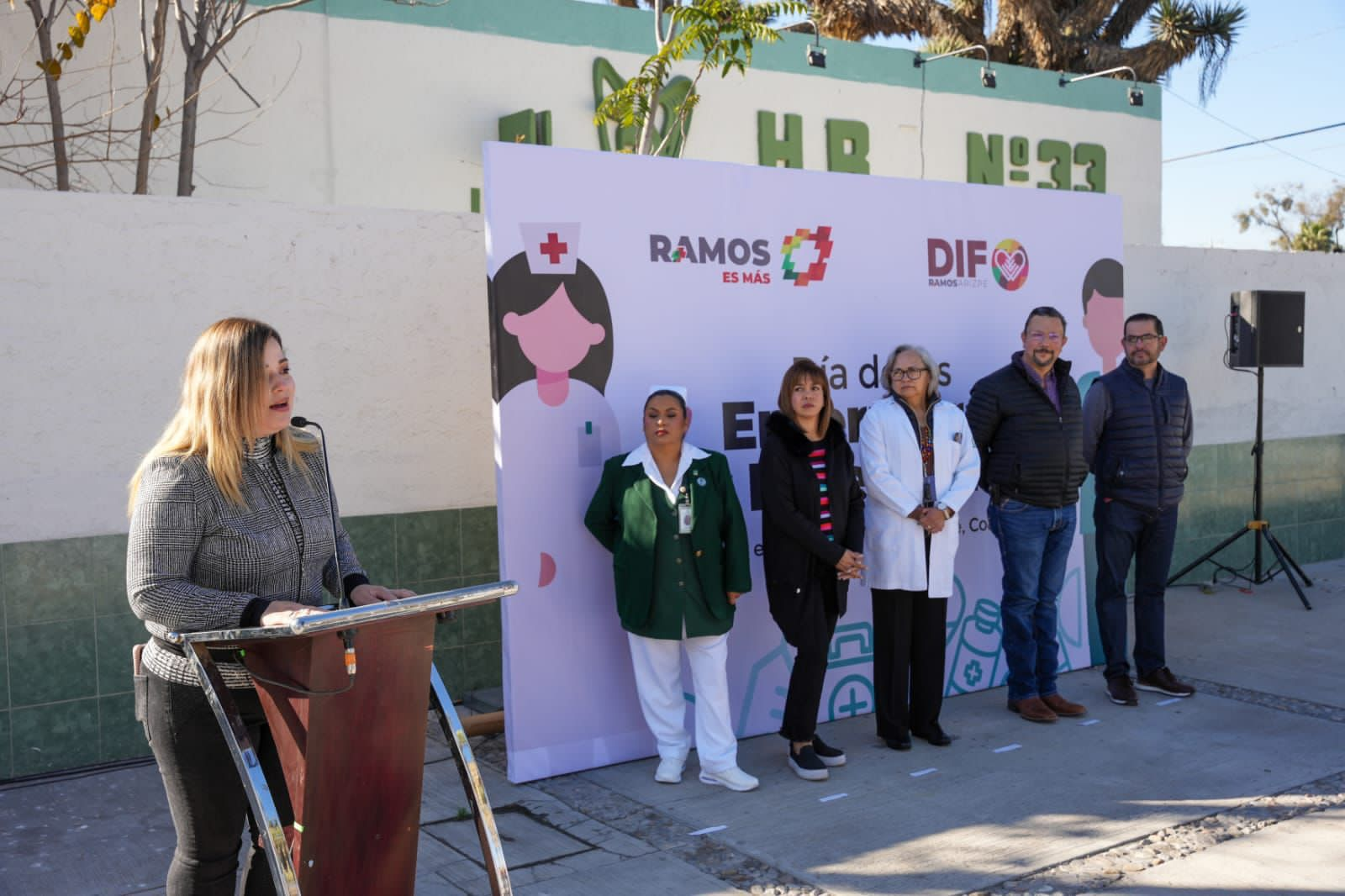 CELEBRA ANA LUCÍA CAVAZOS A PERSONAL DE ENFERMERÍA