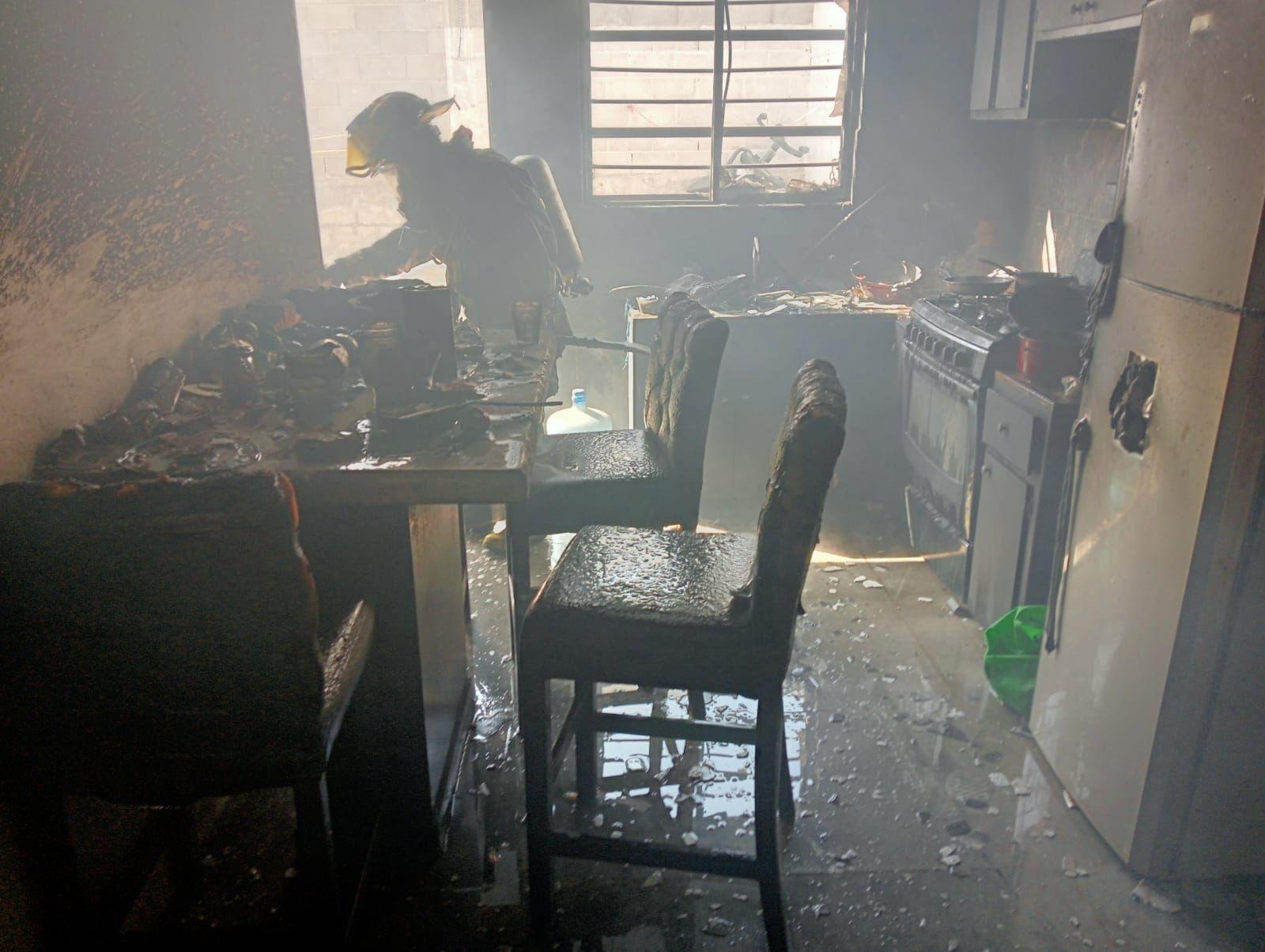 Se incendia otro domicilio en RA; Esta vez en la colonia VillaSol Y en menos de 24 horas