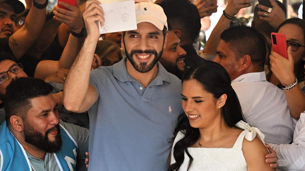 Rotundo triunfo de Nayib Bukele