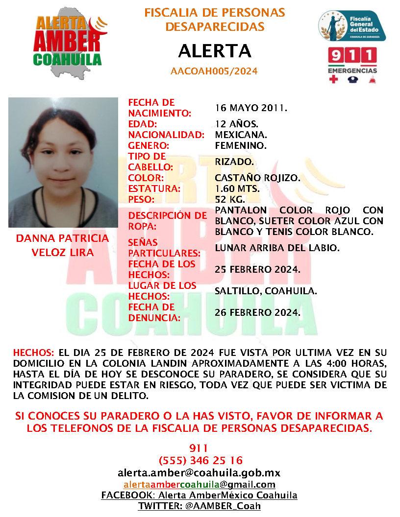 Buscan a dos jovencitas desaparecidas en Saltillo