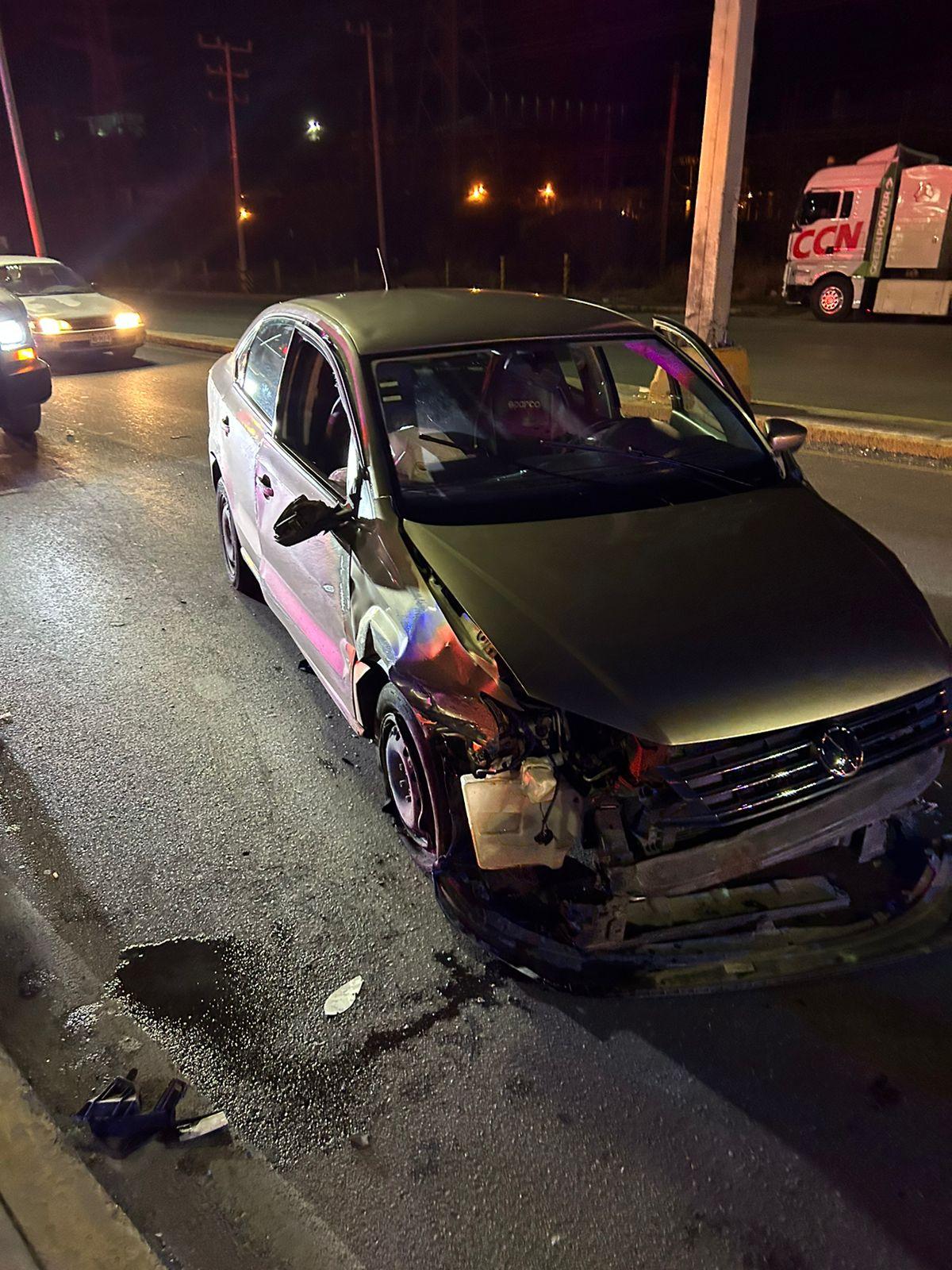 Se accidenta en puente y sufre severas lesiones