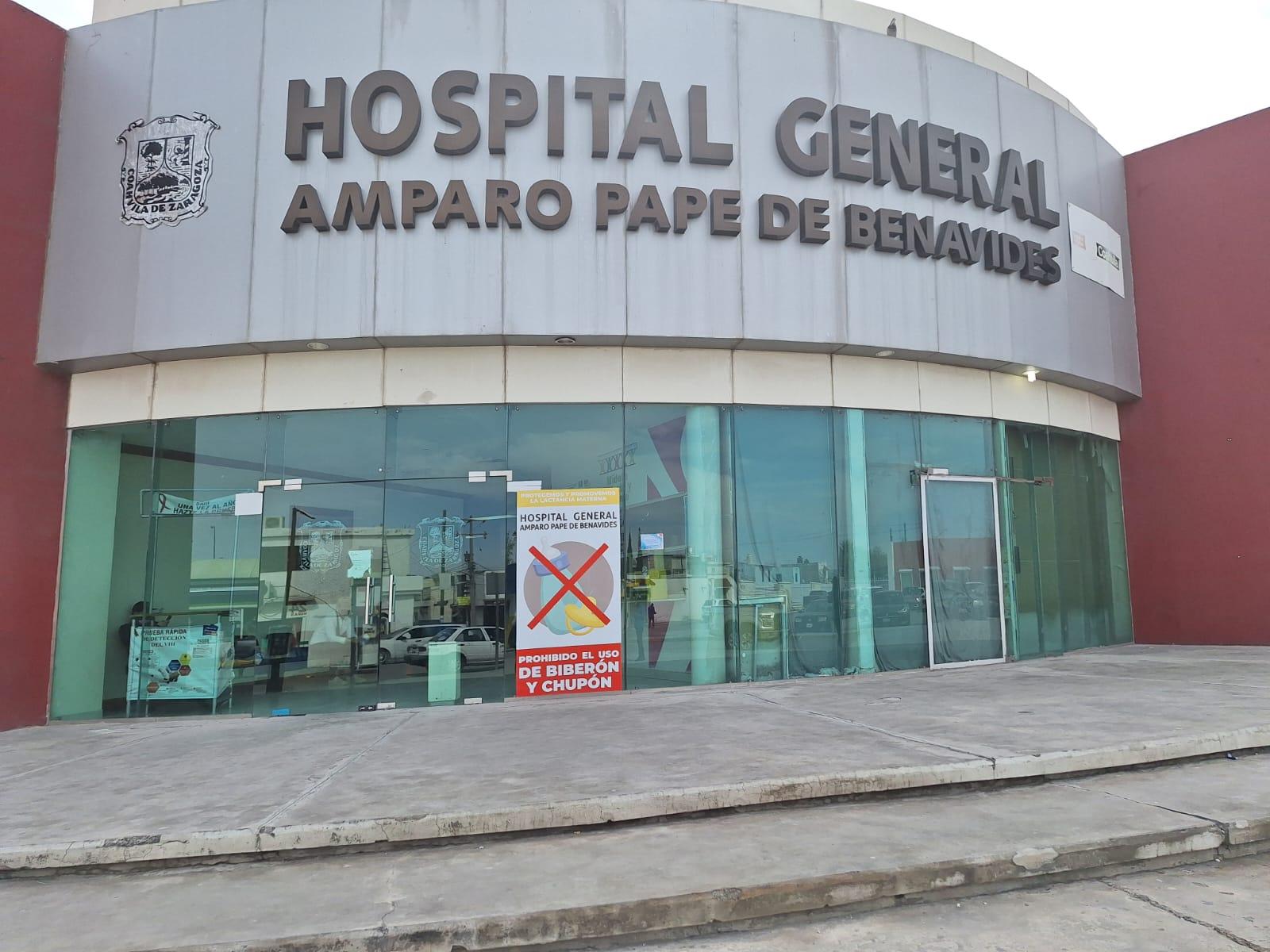 Sin muertes maternas hospital Amparo Pape