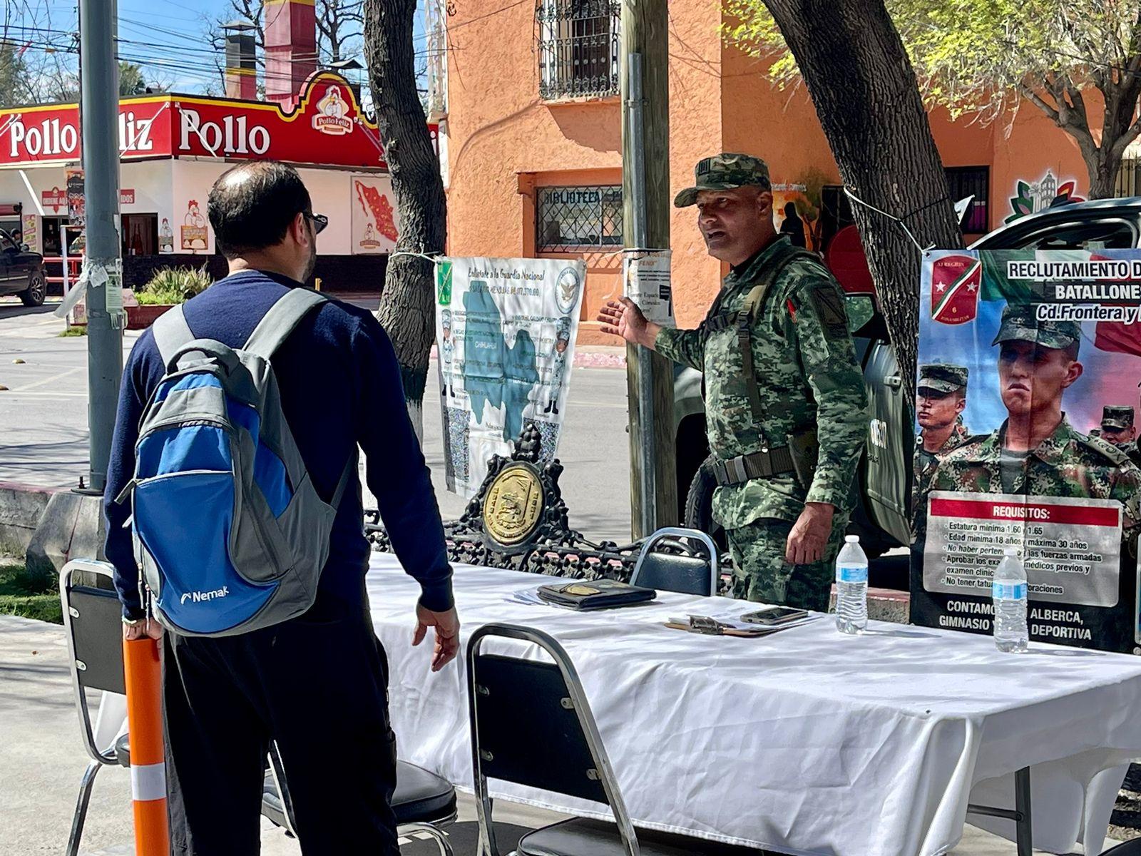 Reclutará SEDENA en Plaza Principal de SB