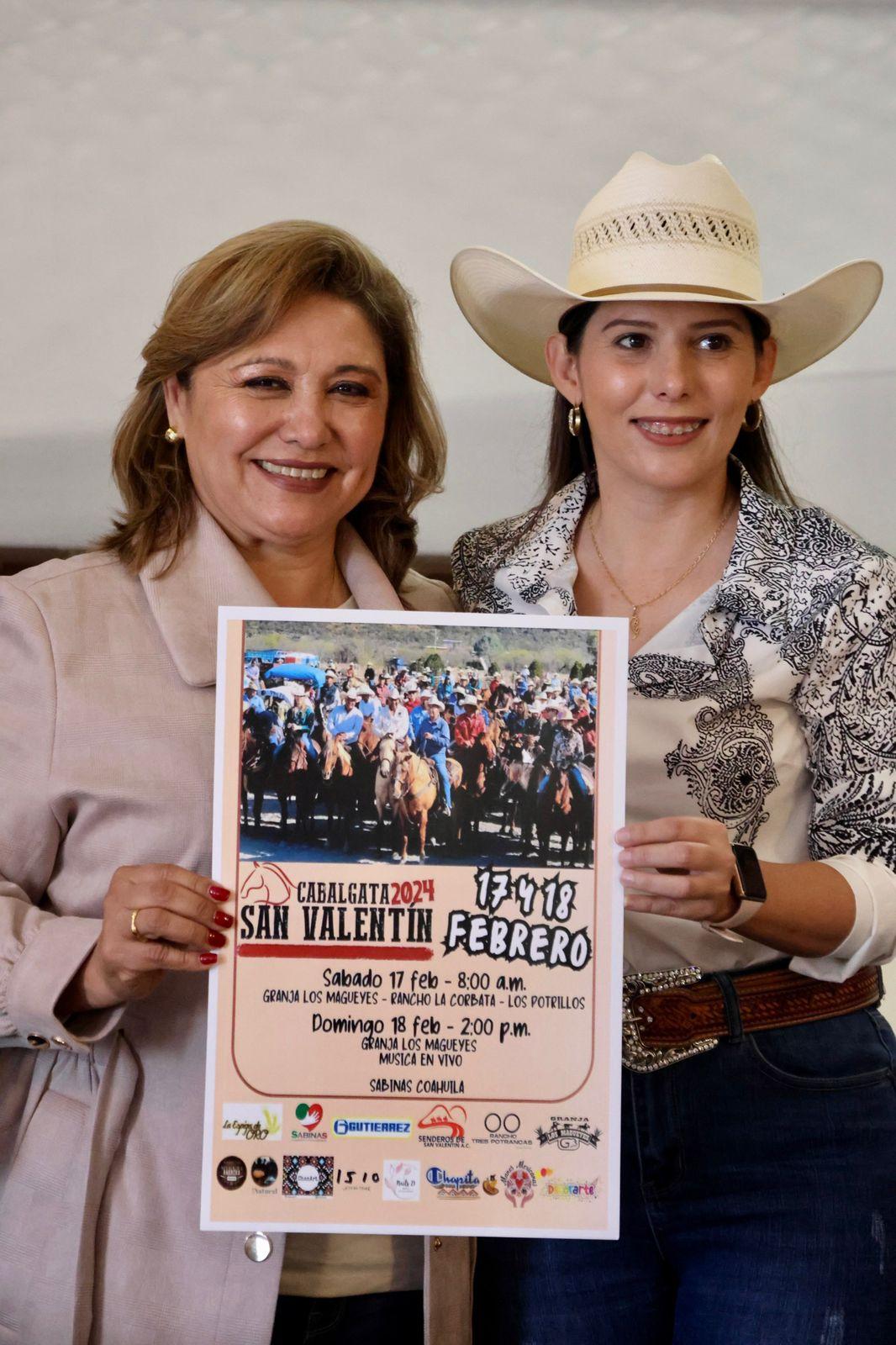 Anuncian Senderos de San Valentín en Sabinas
